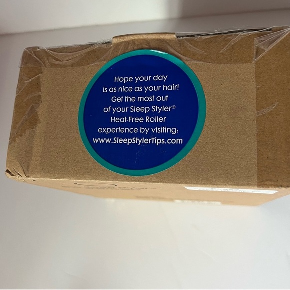 The Sleep Styler Foam Rollers Curlers - Blue 8ct Large (6 inch) Rollers - Picture 7 of 11